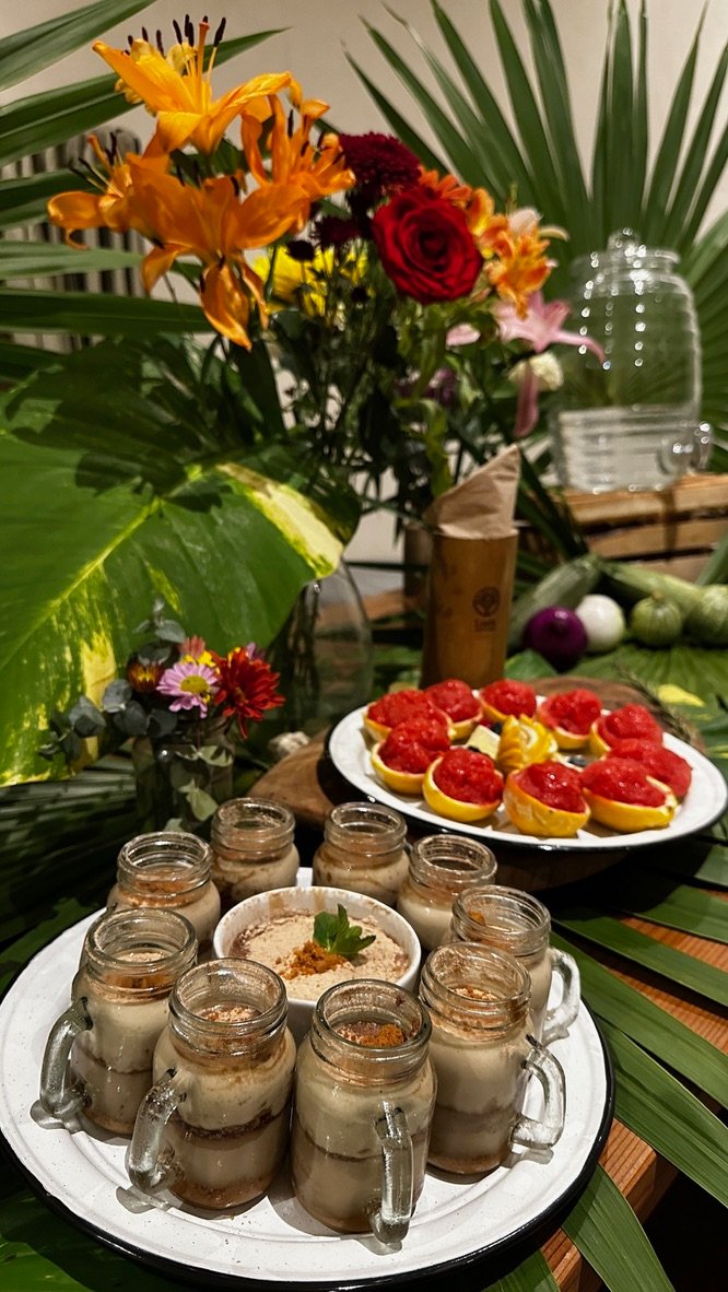 Liefs Tulum vegan catering food — fresh plant-based dishes for events in Tulum